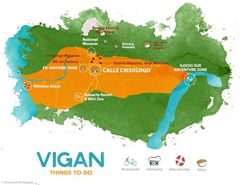 map of vigan city|Top 13 Vigan City Tourist Spots: Historic UNESCO .
